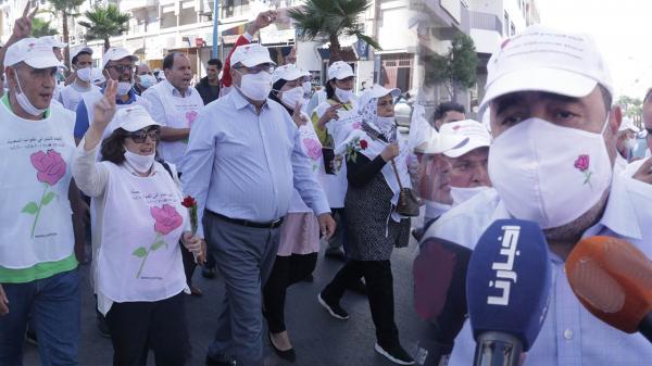 إدريس لشكر من الدار البيضاء يدعو المغاربة "احيدو العكز" وصوتوا يوم 8 شتنبر