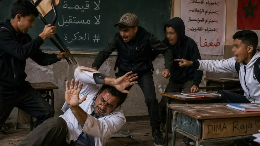 بسبب "الغش".. اعتداء شنيع يهز مركز امتحان بفاس