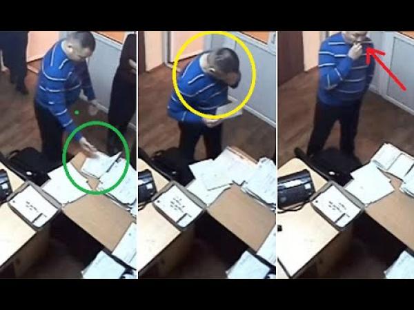 بالفيديو: محام يبتلع دليل إدانة موكله