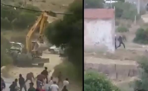 مواجهات في شراقة ضواحي طنجة خلال هدم منازل