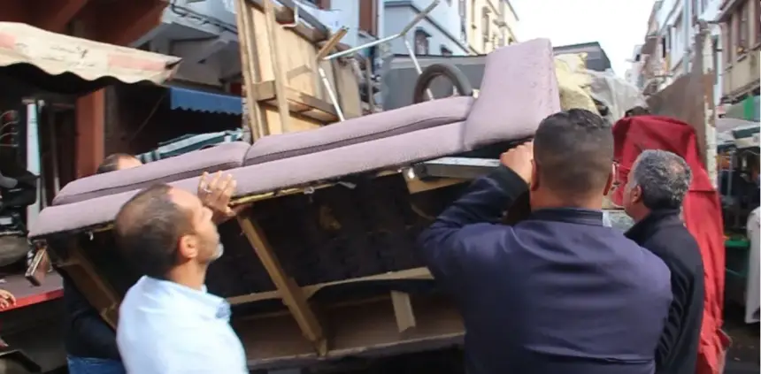 السلطات المحلية بدرب السلطان تقوم بحملة واسعة لاخلاء الملك العمومي بدرب الفقراء