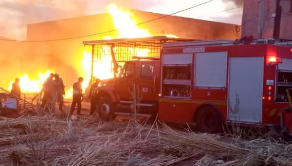 مراكش.. أمر خطير اكتشفه الإطفائيون لحظة اشتعال حريق بوحدة صناعية بسيدي غانم