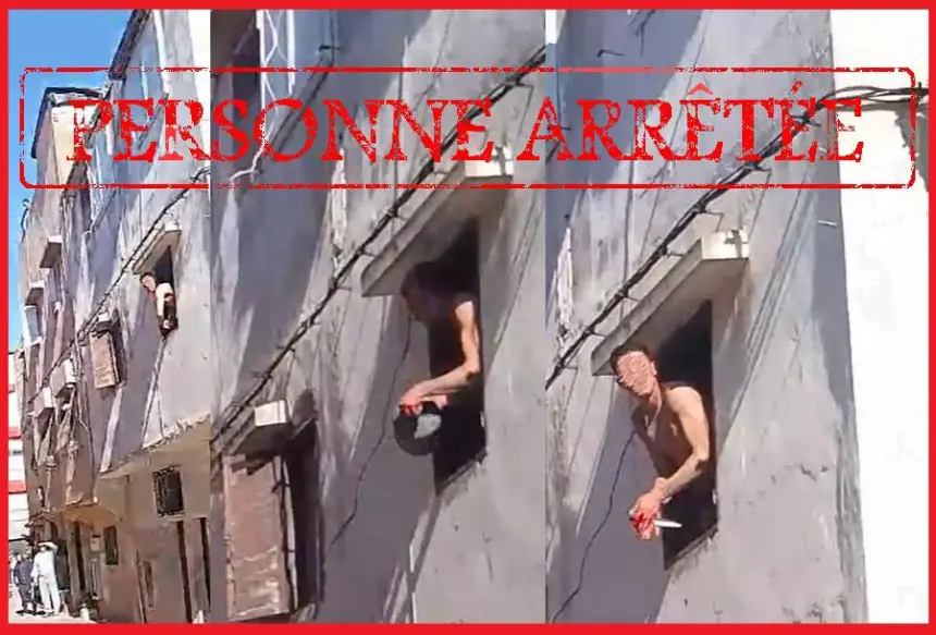 في مشهد خطير.. مروج مخدرات يهدد بإضرام النار بقنينة غاز وسط الرباط!