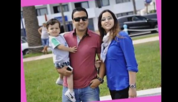 بالصور : رشيد العلالي مقدم برنامج "رشيد شو" رفقة زوجته و ابنائه أدام و أية