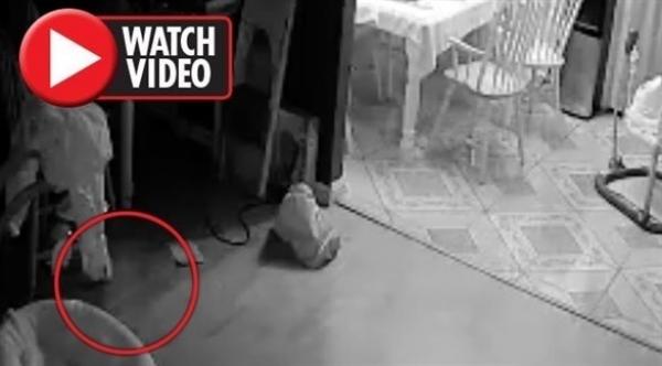 بالفيديو: شبح يتجول في منزل يثير رعب قاطنيه