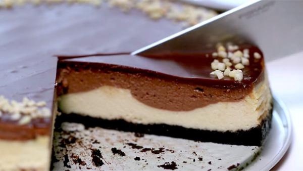تشيز كيك أوريو والنوتيلا