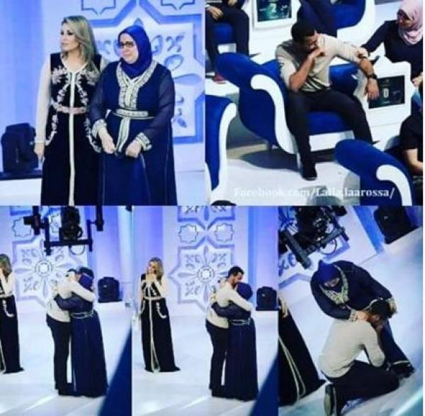 لقطة مؤثرة في لالة لعروسة.. ممثل طانطان يتخلى عن 5 نقاط من رصيده لاهداء أمّه "العمرة"