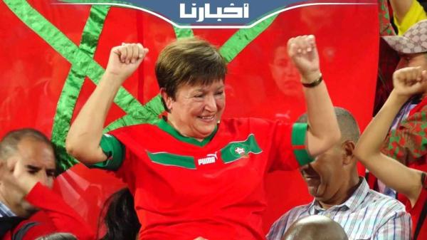 مباراة ودية بحضور لقجع وبنسعيد ورئيس البنك الدولي..وهكذا تفاعلت مديرة صندوق النقد الدولي مع الجماهير