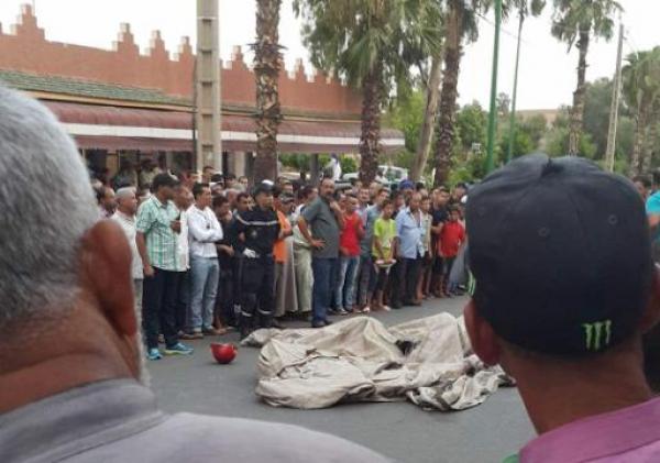 مؤلم .. حافلة للنقل القروي الحضري تدهس شيخا و ترديه قتيلا .. و هكذا تحول عرس إلى مأتم (صور)