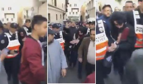 فطنة مواطن تقود الى القبض على شخص كان مُدججا بشفرات حادة وأسلحة بيضاء بفاس (فيديو)