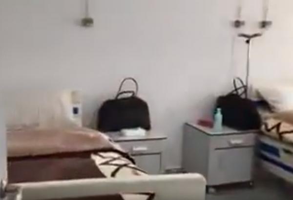 هذه غرف الطلبة المغاربة العائدون من الصين في مستشفى سيدي سعيد