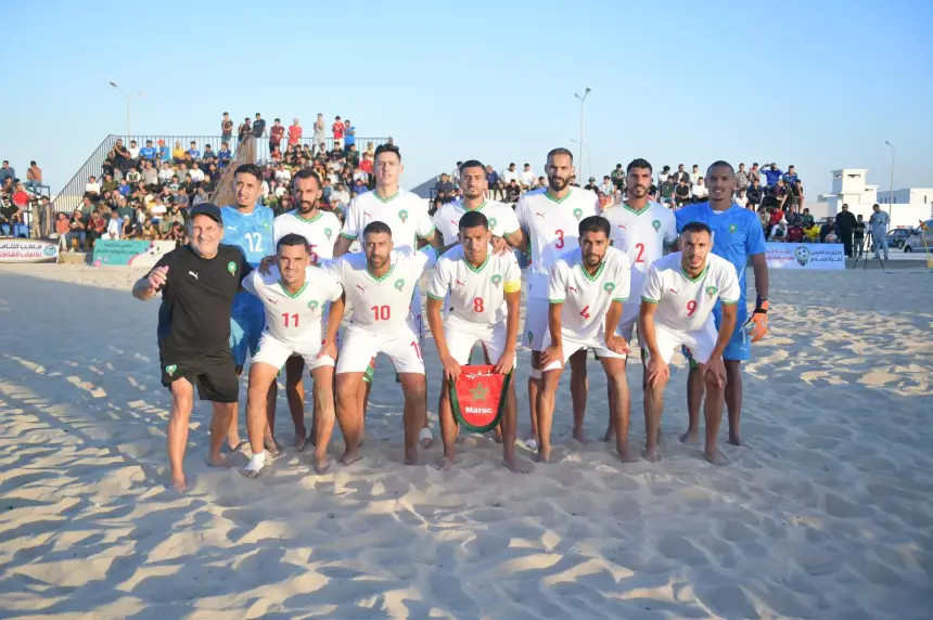 المنتخب المغربي لكرة القدم الشاطئية يتأهل إلى نهائيات كأس إفريقيا
