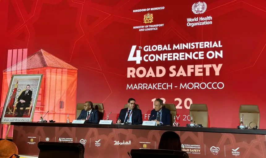 المؤتمر الوزاري العالمي للسلامة الطرقية يعتمد إعلان مراكش