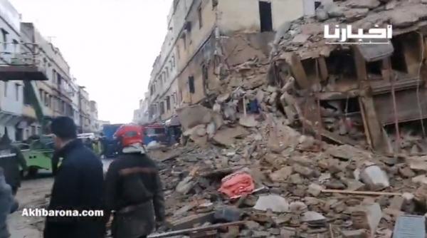 بث مباشر: انهيار منزل بدرب مولاي الشريف بالحي المحمدي