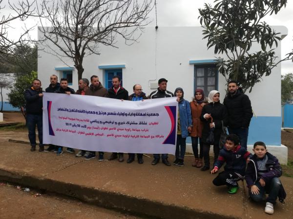 نشاط خيري متميز لجمعية الأفق للتأهيل و التضامن و جمعية آباء و أمهات مؤسسة شمس مرتيل الخصوصية بمجموعة مدارس أمسا بتطوان