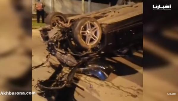انقلاب سيارة وإصابة 3 أشخاص في حادثة سير ليلة رأس السنة بتطوان