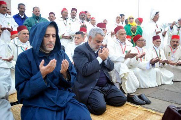 رئيس الحكومة بنكيران يشارك في صلاة الاستسقاء  