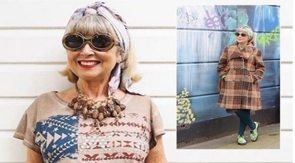 سبعينية تتحول إلى نجمة على انستغرام بفضل إرادتها الصلبة