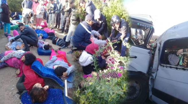 بالفيديو:تشييع جثامين عاملات الفراولة ضحايا حادثة السير في موكب جنائزي مهيب بحضور هذه الشخصيات