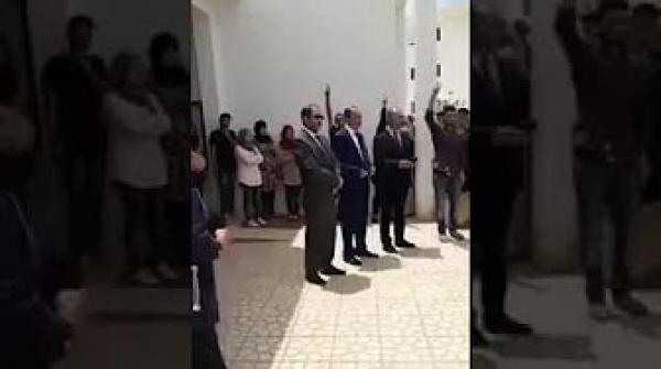 احتجاج طلبة جامعيين بمدينة الحسيمة على الوزير حصاد يدفعه للانسحاب