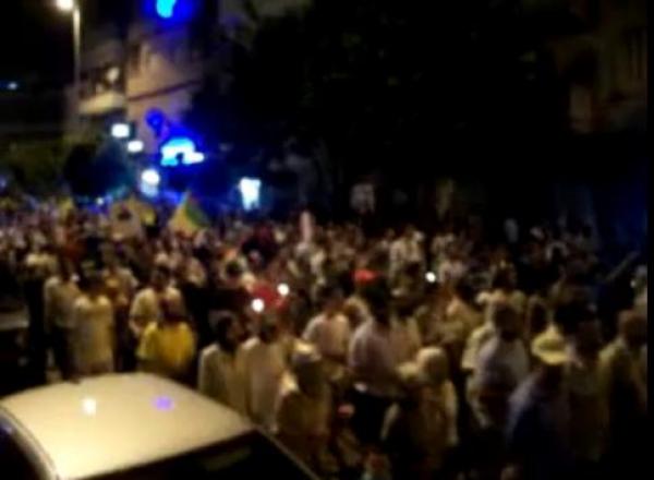 مسيرة ليلية طنجة : لا للإستفتاء