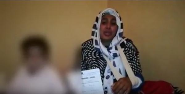 بالفيديو... زوج يعتدي بالسلاح الأبيض على زوجته ويتسبب لها في اصابة خطيرة والزوجة تحكي قصتها المؤلمة