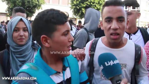 تلميذ في تعليق خطير: واش الحكومة لي كضارب على الحلوى حكومة!!