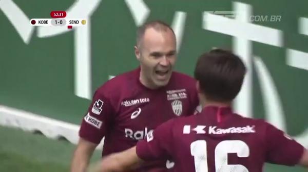 بالفيديو.. انييستا يُسجل هدفا رائعا في الدوري الياباني