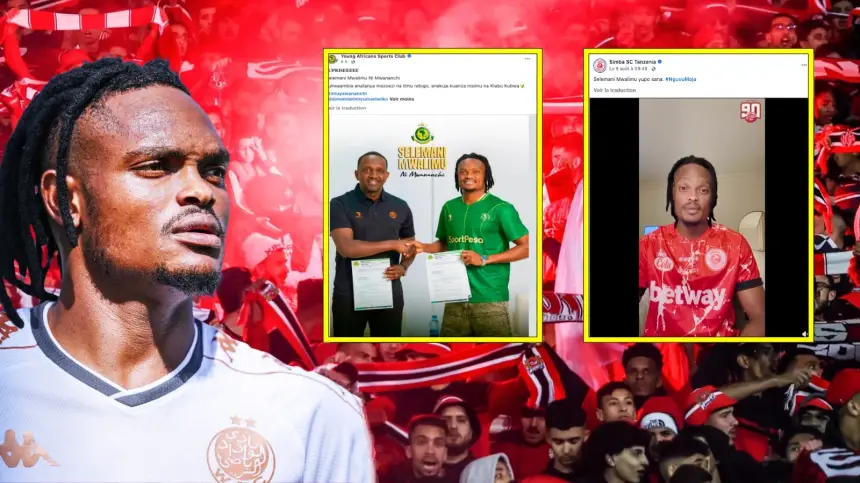 لاعب ودادي يدخل تاريخ أغرب صفقات الميركاتو.. وقضيته تنذر بصراع قانوني بين قطبي الكرة التنزانية