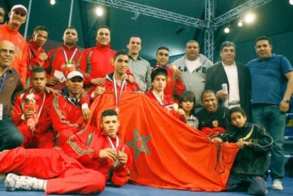 انهزام الفريق المغربي "أسود الأطلس" أمام نظيره الروسي في السلسلة العالمية للملاكمة