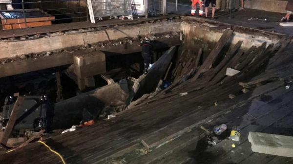 انهيار منصة حفل في إسبانيا يخلف مئات الجرحى (فيديو)