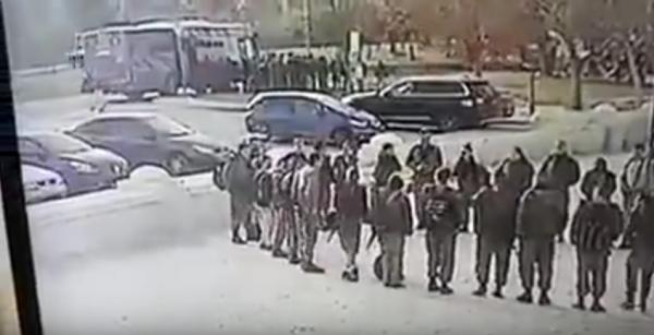 لحظة دهس عدد من جنود الاحتلال بالقدس المحتلة