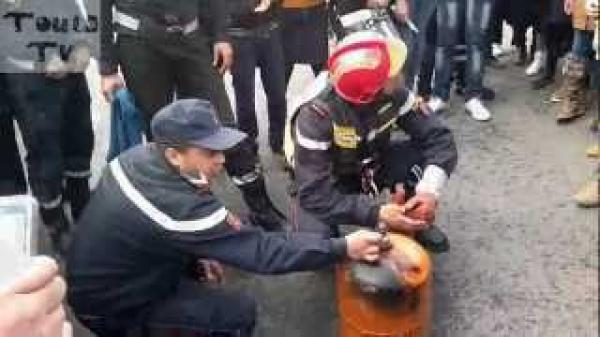 الوقاية المدنية بتطوان و إرشادات لإطفاء حريق قنينة غاز