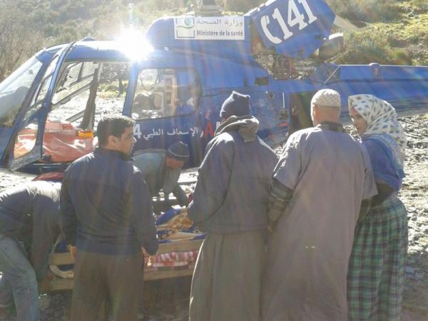 مروحية النقل الطبي الاستعجالي بجهة طنجة تطوان الحسيمة تتدخل لإنقاذ سيدة حامل تعاني من مضاعفات تسمم الحمل
