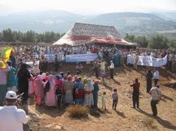 سلطات القصيبة  تتأهب لفض معتصم أمشاض 