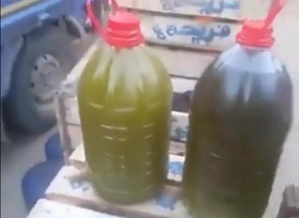 خطير.. هكذا نصبوا على مواطنين و باعو ليهم ماء مخلط مع "كينة" على أساس أنه زيت بلدية