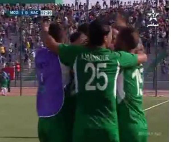 هدف فوز مولودية وجدة أمام النادي القنيطري