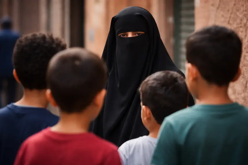 ضحية سوء فهم .. محاصرة "منقبة" ومرافقها بمراكش بعد اقترابها وحديثها مع أطفال