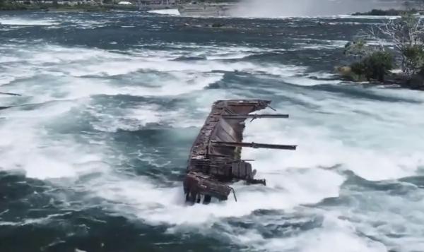 فيديو يرصد "حدثا تاريخيا" في شلالات نياغرا لم يقع منذ أزيد من قرن