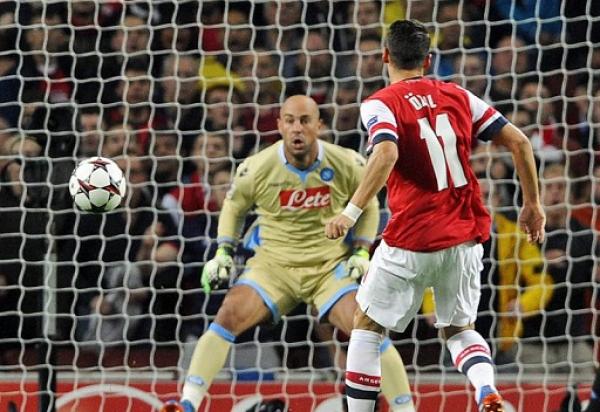 بالفيديو -  أرسنال يقهر نابولي بثنائية في التشاميونزليغ