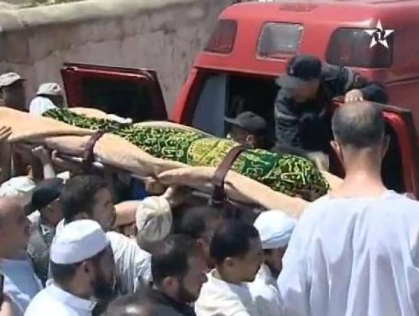 تشييع جنازة العلامة غازى الحسينى بفاس