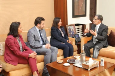 "العثماني" يستقبل عمدة العاصمة الفرنسية وهذا ما دار في اللقاء