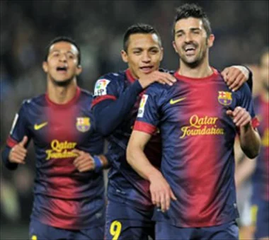 فيا و أدريانو خارج قائمة برشلونة أمام ميلان