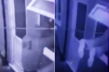 بالفيديو: لص يغير على منزل 4 مرات أثناء نوم أصحابه