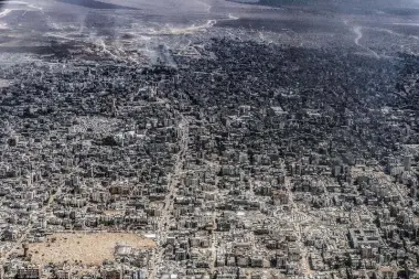 لأول مرة .. نشر صور جوية صادمة تكشف حجم الدمار في غزة