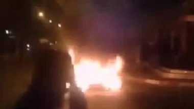 عاشوراء : حرق حاويات أزبال بالرباط