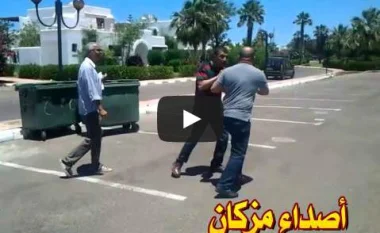 بنشيخة يهرب من مواجهة الصحافة الجديدية بالصوت والصورة