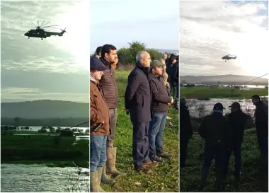 بحضور عامل الإقليم.. مروحية للدرك الملكي تجنب وزان كارثة إنسانية