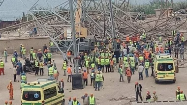 مصرع 4 أشخاص وإصابة 3 آخرين في انهيار برج كهرباء بالقاهرة