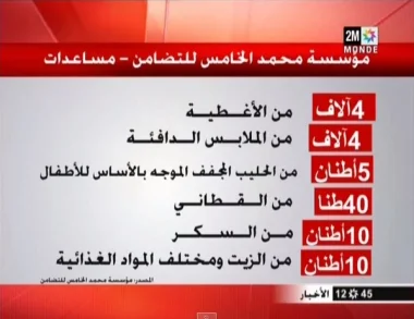 مساعدات للأسر المتأثرة بقساوة البرد